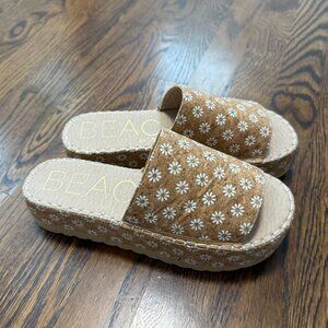 Beach by Mattise Daisy Cork Wedge Sandals